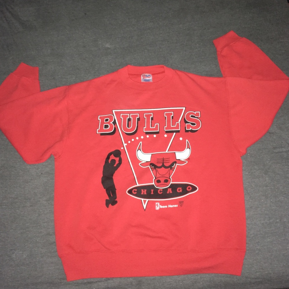 90s vintage Chicago bulls crewneck